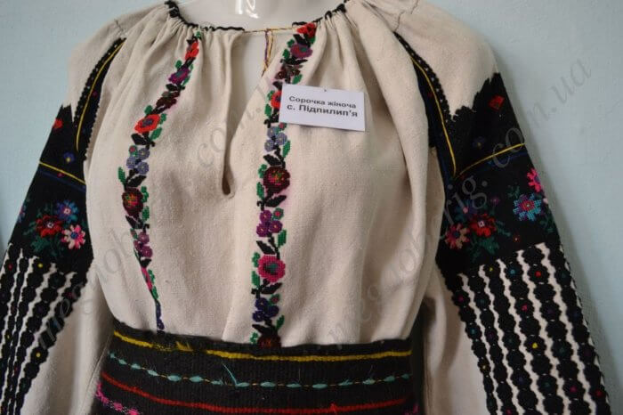 Сорочка борщівська жіноча Сорочка борщівська жіноча с. Підпилип'я ТКМБ 5667